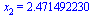 x[2] = 2.471492230